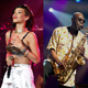 Rihanna; Manu Dibango (Simone Joyner/Rodger Bosch/Getty Images)